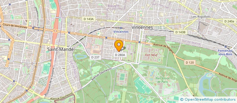 localisation de l'entreprise EMR CONSULTING FRANCE à VINCENNES
