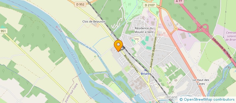 localisation de l'entreprise EMR POSE à BRIARE
