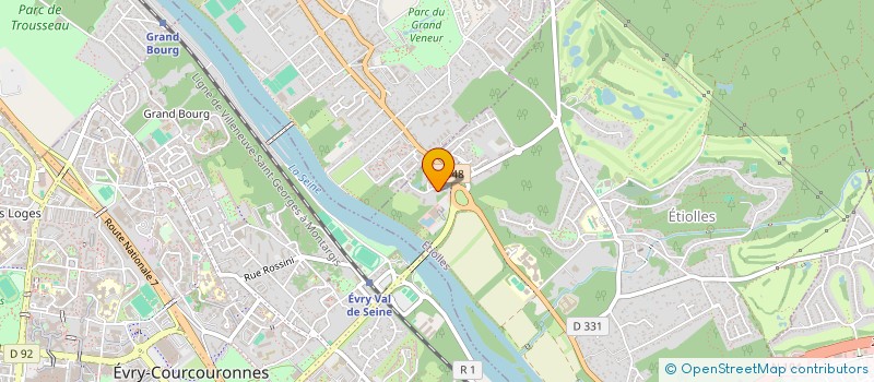 localisation de l'entreprise EMR TOITURE à SOISY-SUR-SEINE