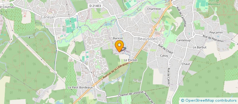 localisation de l'entreprise EMRA à GRADIGNAN