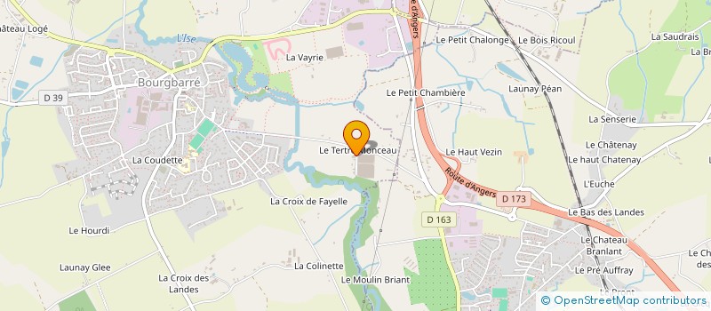 localisation de l'entreprise EMRA  BOURGBARRE