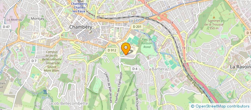 localisation de l'entreprise EMRACLETTE  CHAMBERY