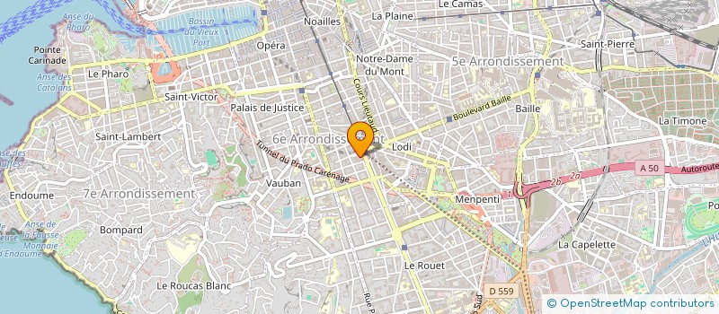 localisation de l'entreprise EMRAM ET HARROCHE à MARSEILLE