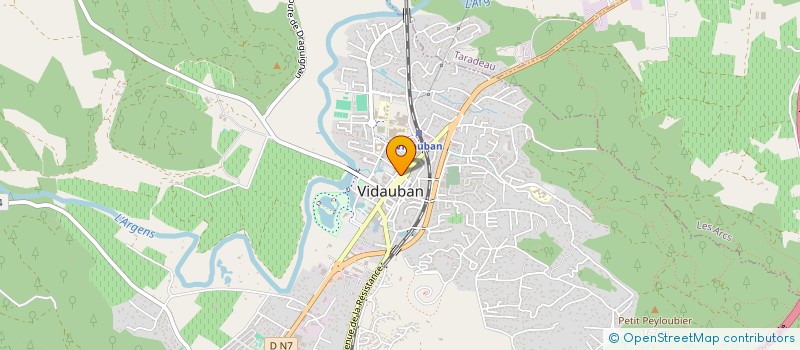 localisation de l'entreprise EMRE  VIDAUBAN