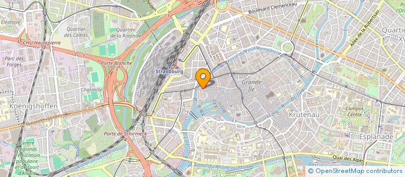 localisation de l'entreprise EMRE à STRASBOURG