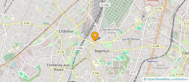 localisation de l'entreprise EMRE à BAGNEUX