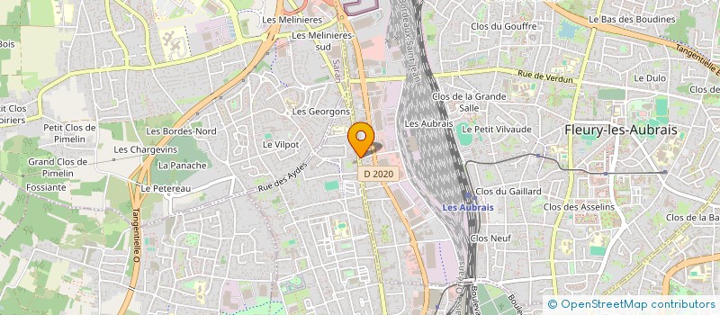 localisation de l'entreprise EMRE BARBER à FLEURY-LES-AUBRAIS