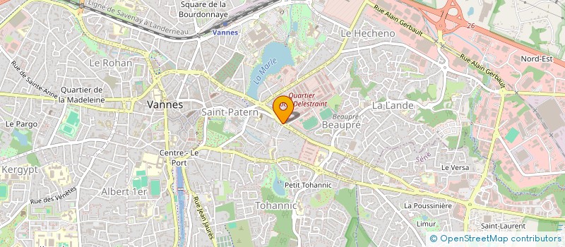 localisation de l'entreprise EMRE BAT à VANNES