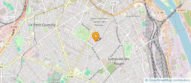 localisation de l'entreprise EMRIEL à ROUEN