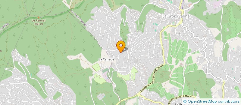 localisation de l'entreprise EMRO  LA CROIX-VALMER