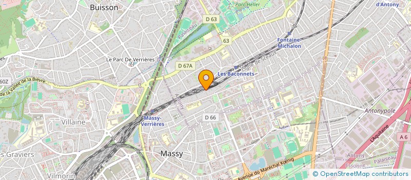 localisation de l'entreprise EMRO CONSEIL à ANTONY