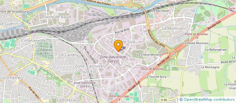 localisation de l'entreprise EMROAD  CESSON-SEVIGNE