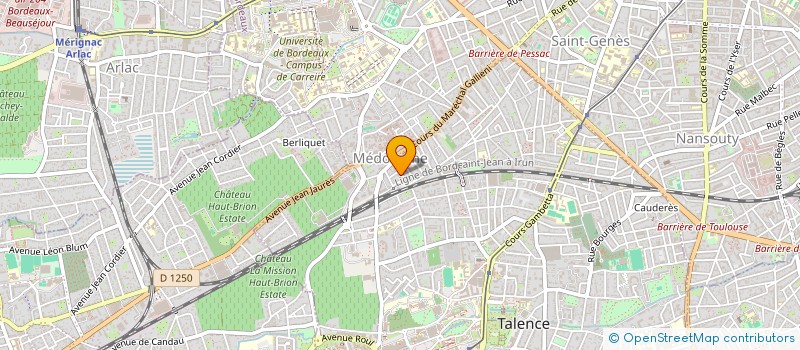 localisation de l'entreprise EMROD  TALENCE