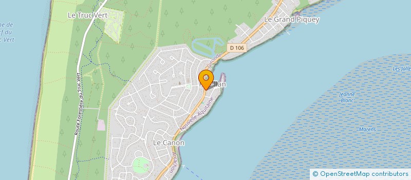 localisation de l'entreprise EMROD INVEST à LEGE-CAP-FERRET