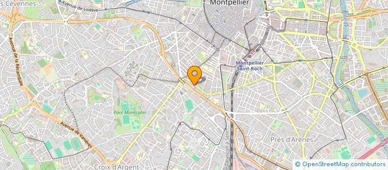localisation de l'entreprise EMRT à MONTPELLIER