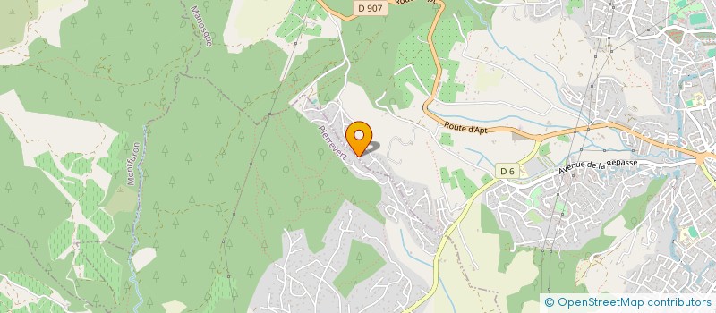 localisation de l'entreprise EMS 13011  MANOSQUE