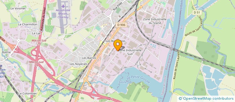 localisation de l'entreprise EMS à MACON