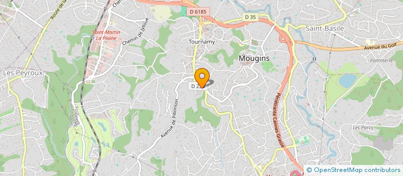 localisation de l'entreprise EMS  MOUGINS