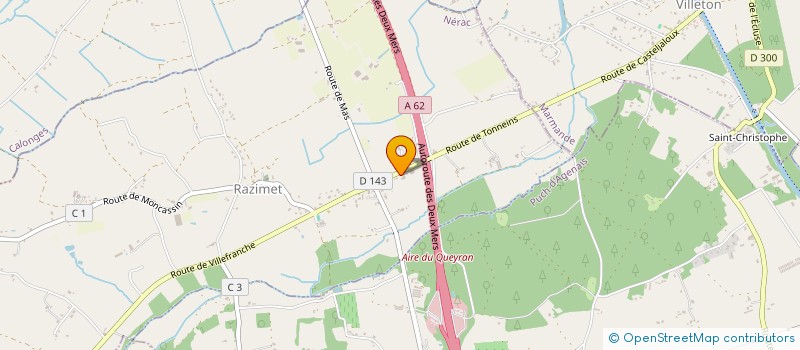 localisation de l'entreprise EMS 47  RAZIMET