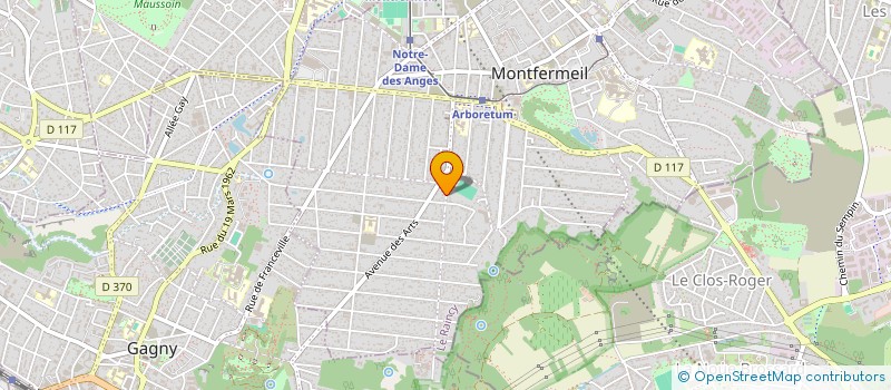 localisation de l'entreprise EMS à MONTFERMEIL