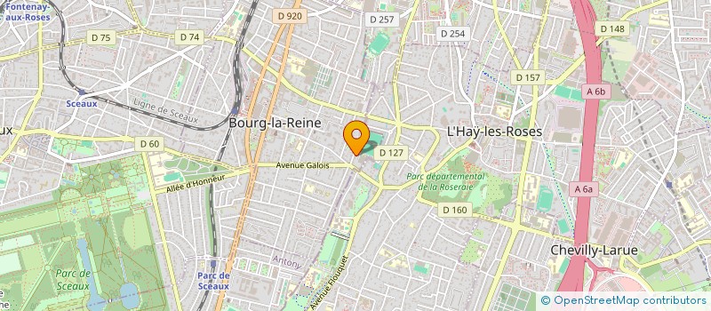 localisation de l'entreprise EMS à BOURG-LA-REINE