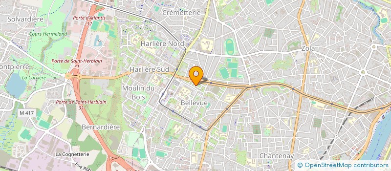localisation de l'entreprise EMS à NANTES