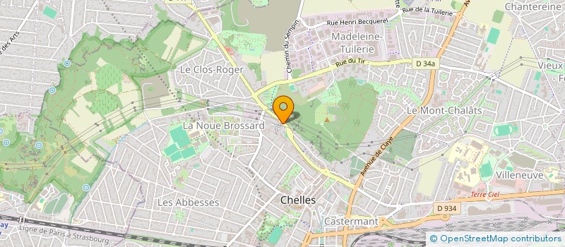 localisation de l'entreprise EMS à CHELLES
