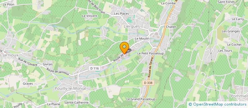 localisation de l'entreprise EMS à PORTE-DES-PIERRES-DOREES