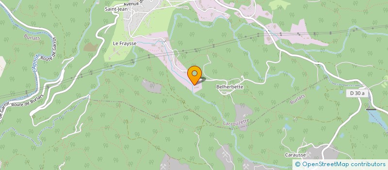 localisation de l'entreprise EMS  LACROUZETTE