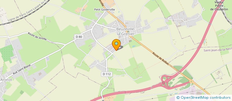 localisation de l'entreprise EMS  BEUZEVILLE-LA-GRENIER