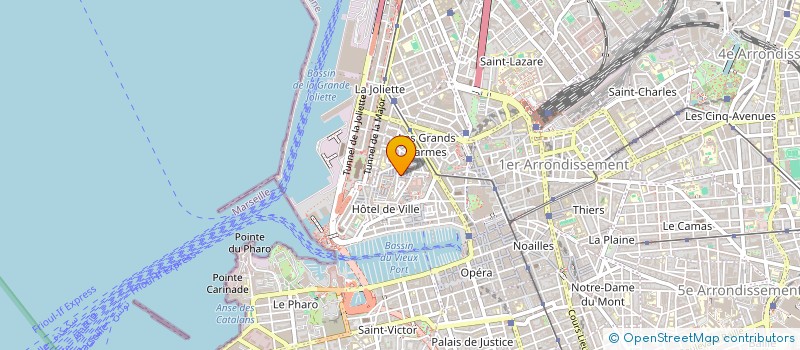 localisation de l'entreprise EMS à MARSEILLE