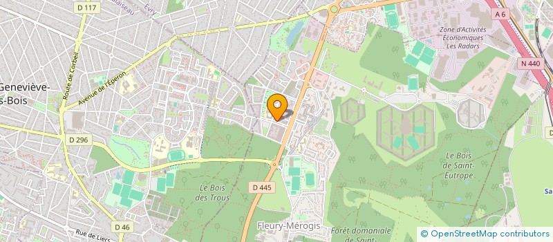 localisation de l'entreprise EMS à FLEURY-MEROGIS