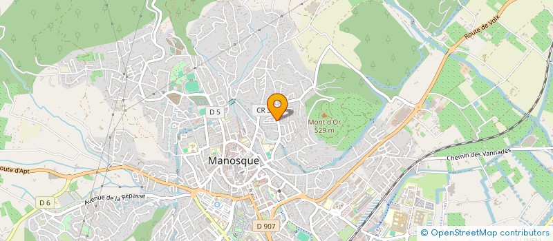 localisation de l'entreprise EMS à MANOSQUE