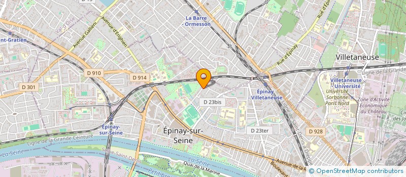 localisation de l'entreprise EMS COLOR DECO à EPINAY-SUR-SEINE