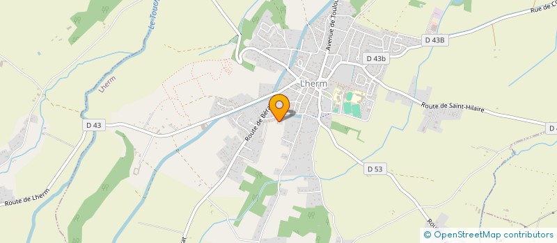 localisation de l'entreprise EMS DOMAINE DU PRE à LHERM