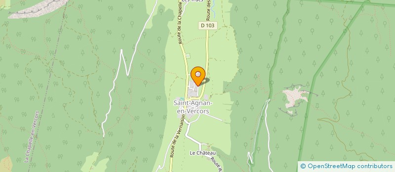 localisation de l'entreprise EMS ELEC'  SAINT-AGNAN-EN-VERCORS