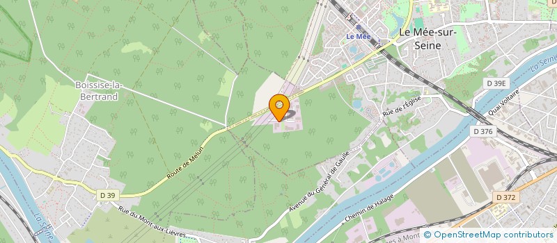 localisation de l'entreprise EMS ELECTRONIQUE MECANIQUE SERVICES  LE MEE-SUR-SEINE