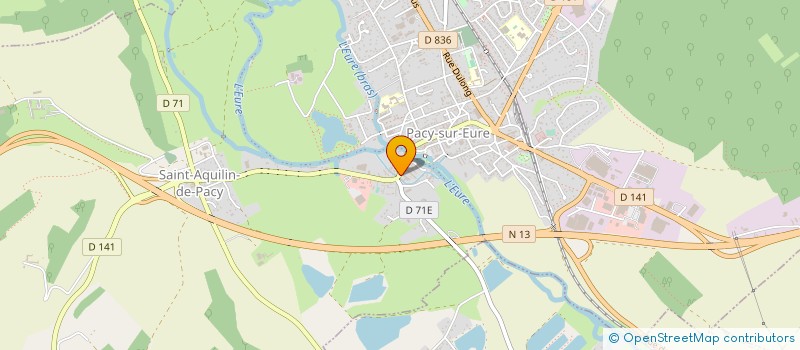 localisation de l'entreprise EMS EURE MONTAGE SERVICE  PACY-SUR-EURE