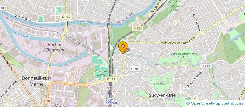 localisation de l'entreprise EMS EXPO  SUCY-EN-BRIE