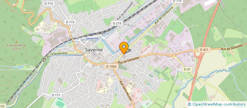 localisation de l'entreprise EMS HYFO à SAVERNE