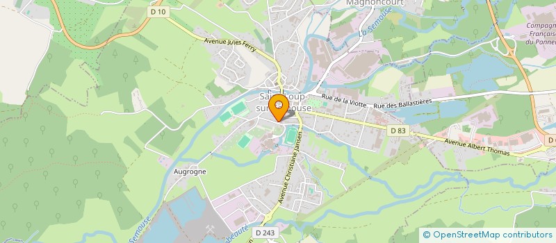 localisation de l'entreprise EMS IMMO  SAINT-LOUP-SUR-SEMOUSE