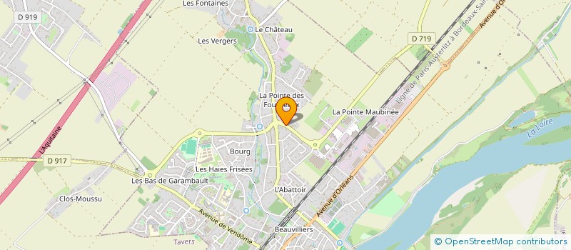 localisation de l'entreprise EMS INDUSTRIES  BEAUGENCY