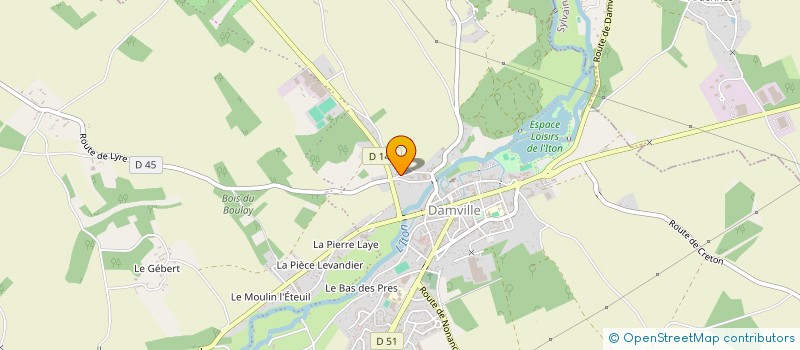 localisation de l'entreprise EMS INVEST  MESNILS-SUR-ITON
