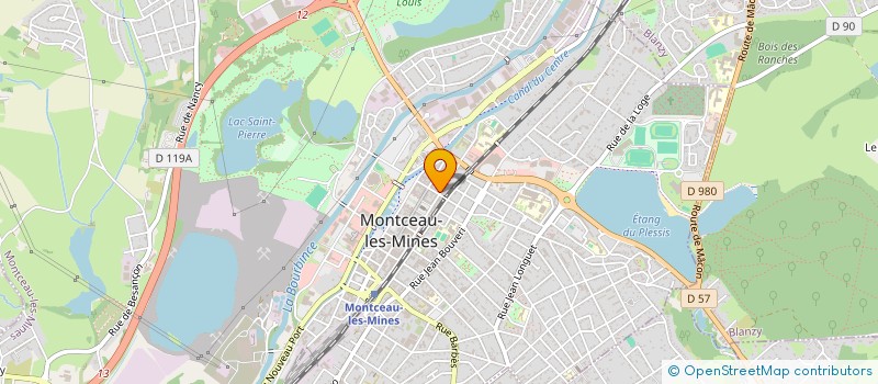 localisation de l'entreprise EMS LE CRENEAU à MONTCEAU-LES-MINES