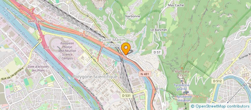 localisation de l'entreprise EMS LE PHARE  SAINT-MARTIN-LE-VINOUX