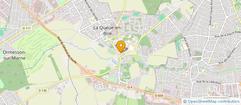 localisation de l'entreprise EMS MURANO  LA QUEUE-EN-BRIE