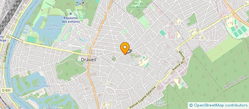 localisation de l'entreprise EMS PRO RENOV à DRAVEIL