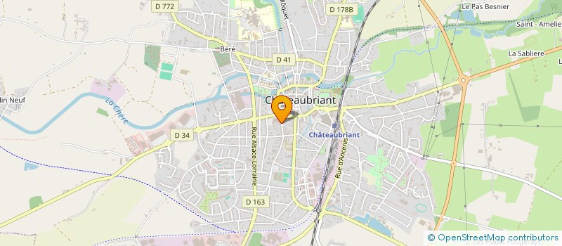 localisation de l'entreprise EMS RENOVATION à CHATEAUBRIANT
