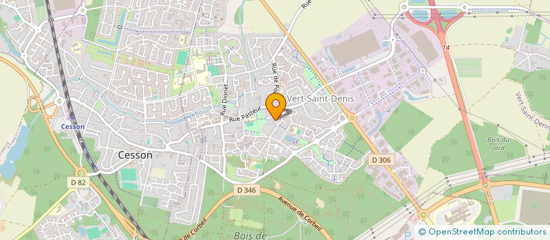localisation de l'entreprise EMS SERVICES à VERT-SAINT-DENIS