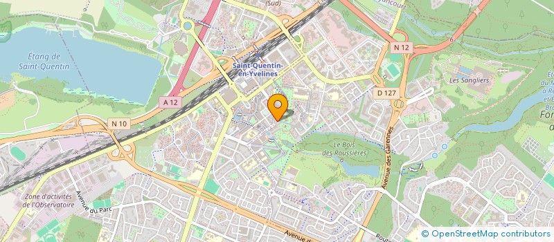 localisation de l'entreprise EMS SPORT BUSINESS SCHOOL  GUYANCOURT